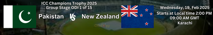 Pak Vs NZ Match