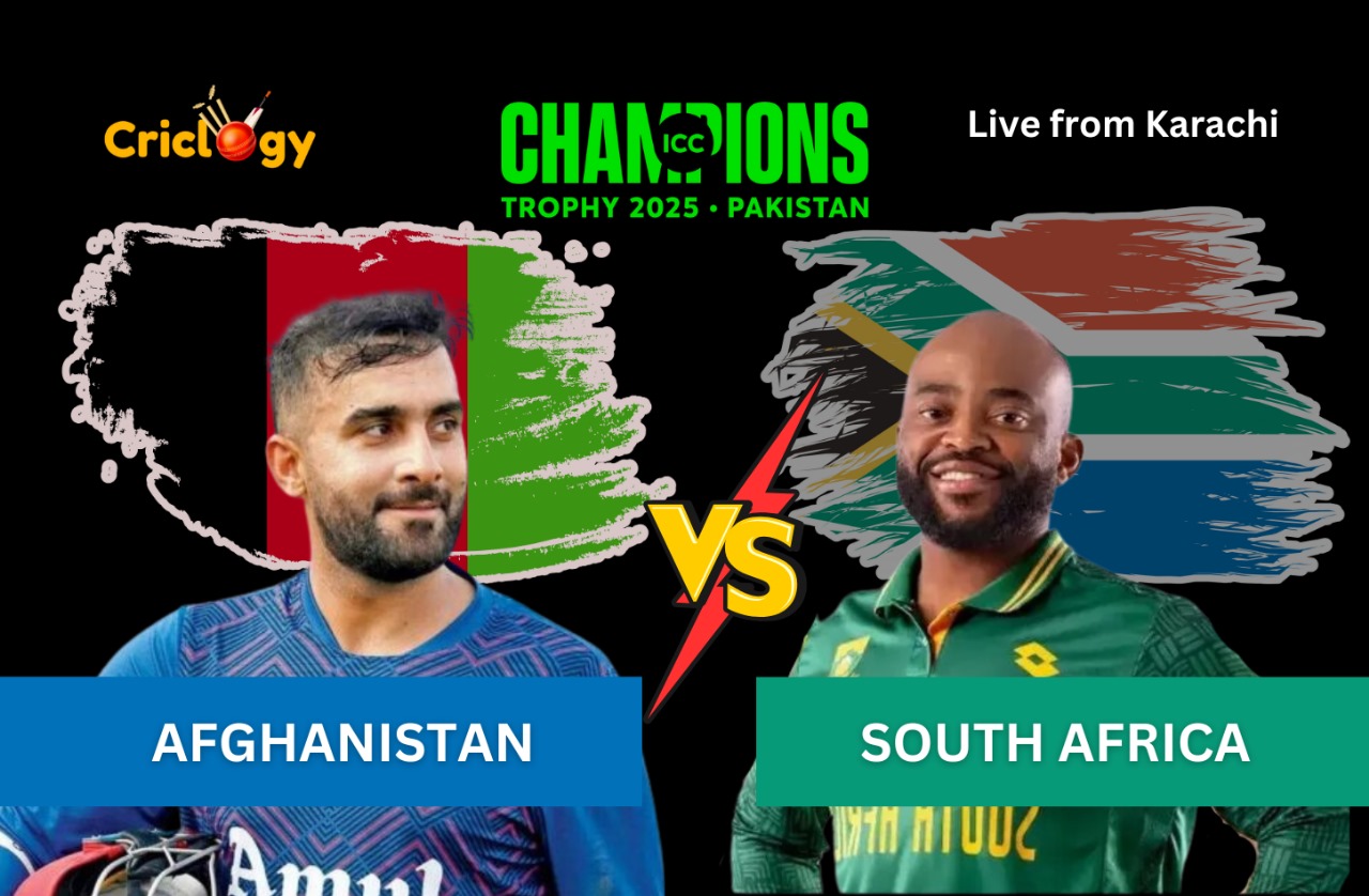 Afghanistan vs South Africa ICC Champions Trophy 2025