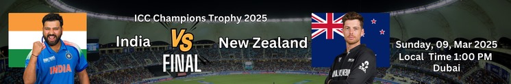 INDIA VS NEW ZEALAND FINAL